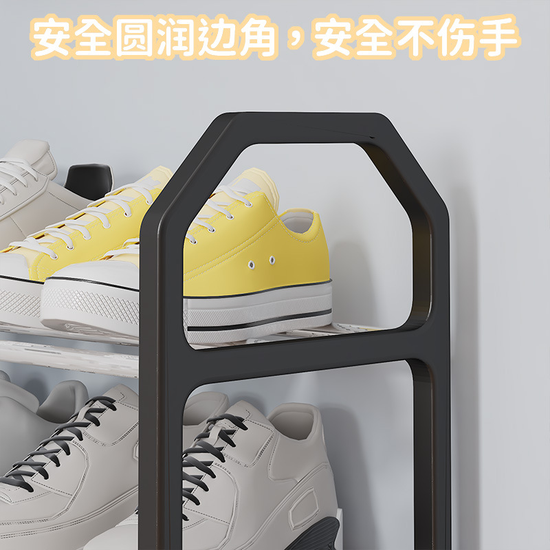 简易梯形鞋架家用放门口宿舍寝室收纳鞋柜阳台四层架子超大省空间 details Picture