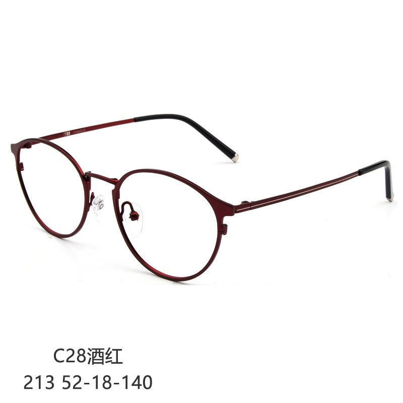 眼镜架全框圆/宽边眼镜钛眼/可配高度数2细节图