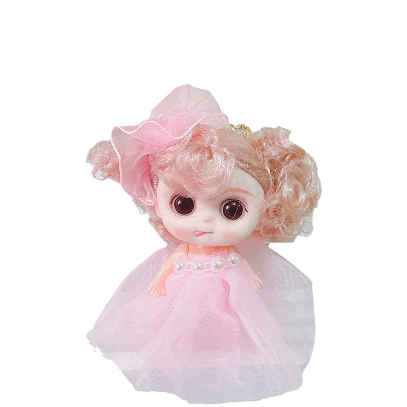 New 10-centimeter bag pendant, small doll, doll, birthday gift toy for girls Item Picture