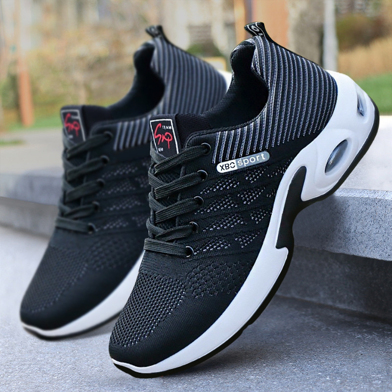 鞋子男2025新款外贸跨境男鞋系带跑步鞋轻便sneakers休闲运动鞋男