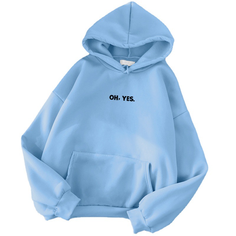 The new hooded sweatshirt for women in the autumn and winter of 2024 is a trendy Korean-style student loose fleece and pile hooded jacket for women Item Picture