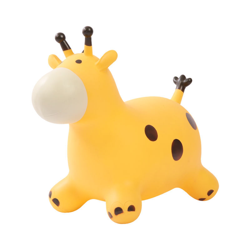 Children's jumping horse inflatable baby riding toy Jumping deer baby riding plus thick rubber horse non-toxic