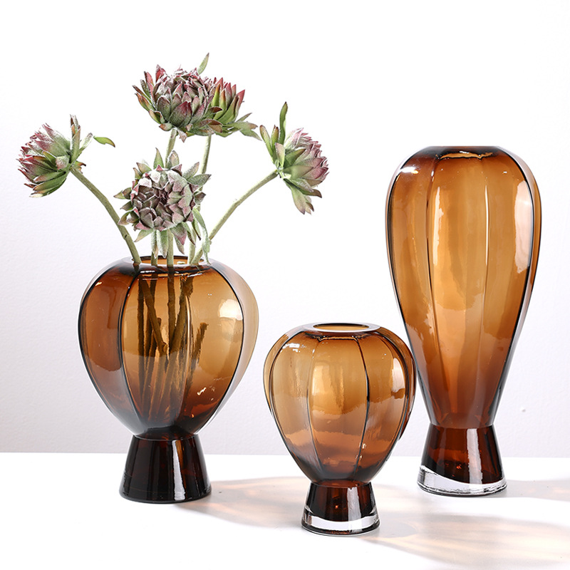 创意设计艺术玻璃热气球花瓶高颜值玻璃花瓶水养插花装饰摆件客厅