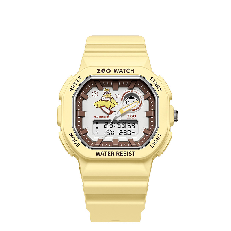 手表/儿童发光电子表/创意潮流玩具/驱蚊手环/儿童电子手表白底实物图