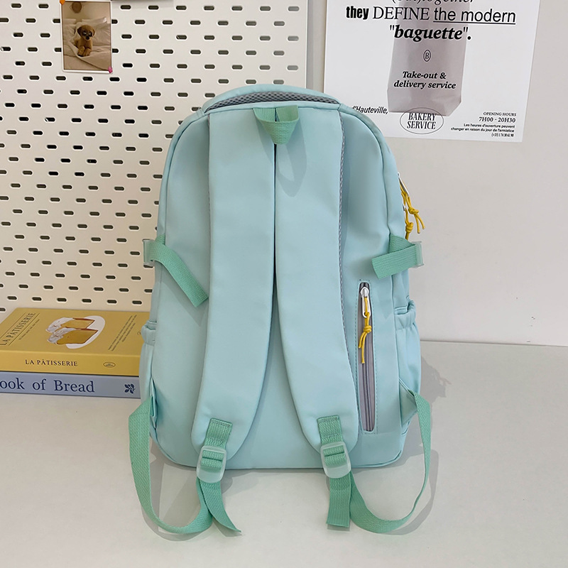 Japanese and Korean casual backpacks, forest-style schoolbags, multi-pocket schoolbags for primary school students, large capacity for cross-border travel for junior and senior high school students Specification image