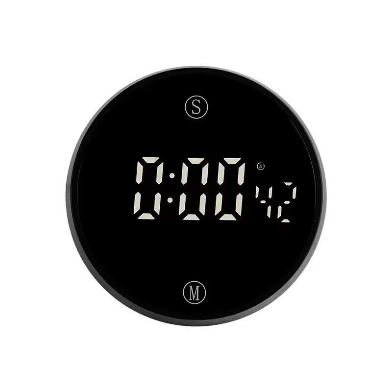 Exquisite, compact and portable small round clock rotating time adjustment timer touch screen alarm clock Application Scenario