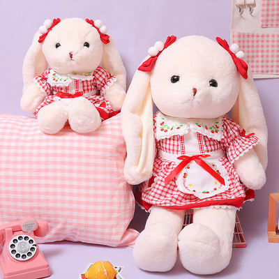 Lolita Rabbit plush toy, girl's bed sleeping pillow, large doll details Picture