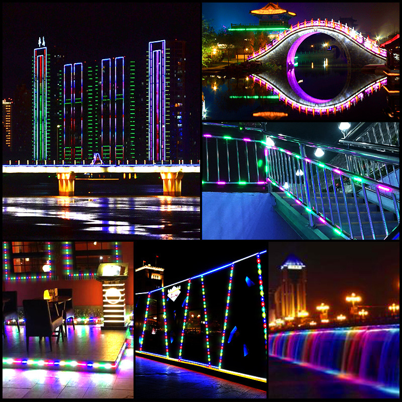 室外LED灯串实物图