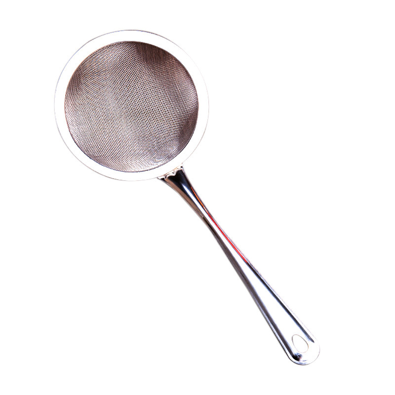 Explosive Stainless Steel Strainer Slotted Spoon Household Dredging Foam Juice Oil Grid Kitchen Fried Dredging Small Net Leak Item Picture