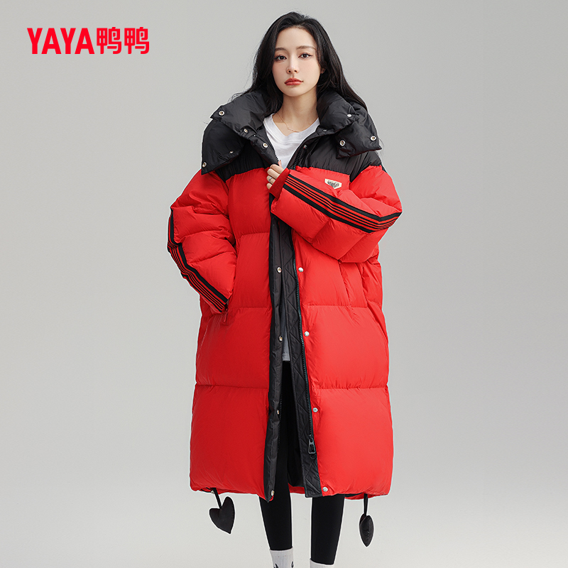 Duck Duck Autumn New Down Jacket Women's Korean Version Thickened Trend Fashion Long Warm Down Coat L Application Scenario