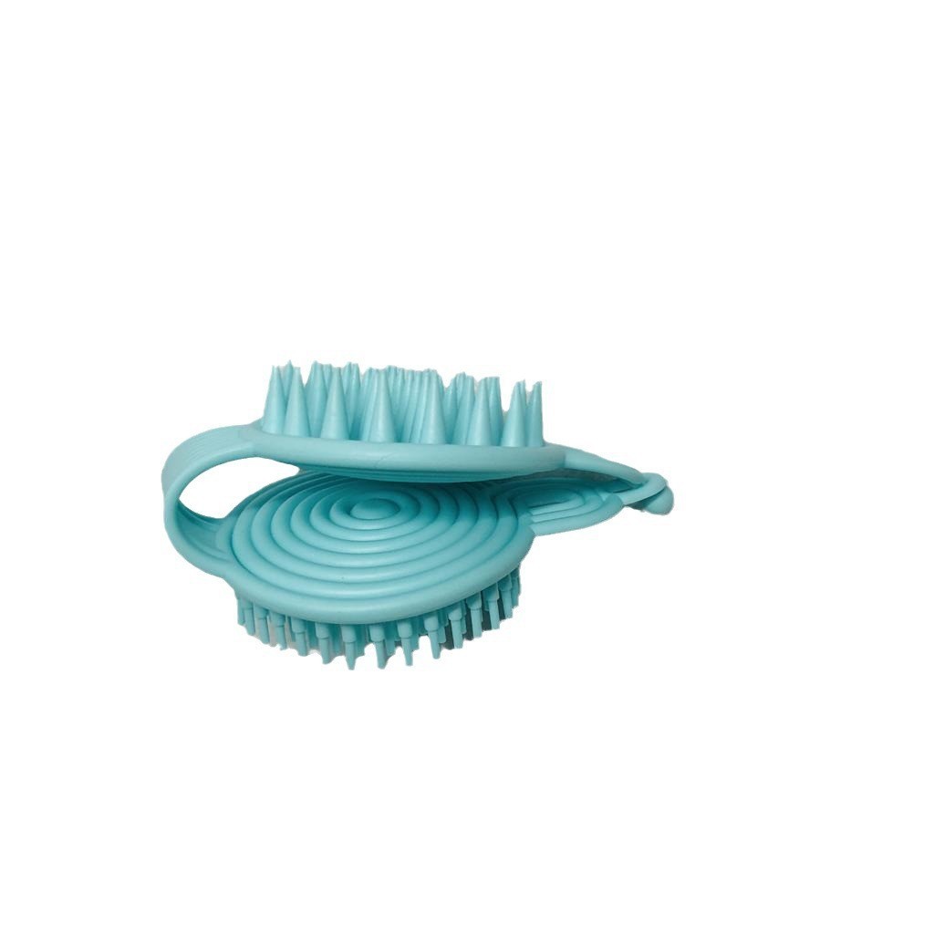 Baby Bath Brush Foldable Soft Shampoo Brush Double-Sided Massage Bath Brush E-Commerce Live Supply Rs-300213 Application Scenario