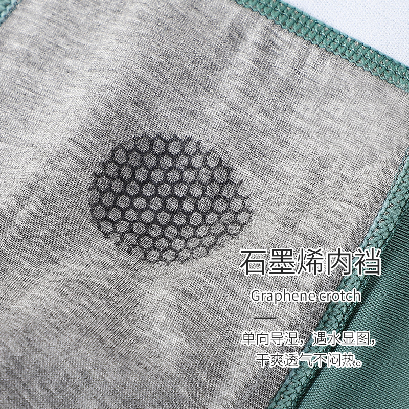 New Banana Will Pure Cotton Men's Underwear Negative Ion Energy Pants Mid-Waist Comfortable Breathable Sports Youth Boxers Application Scenario