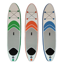 充气冲浪板滑水板 竞速旅游SUP站立式充气划水板冲浪桨板