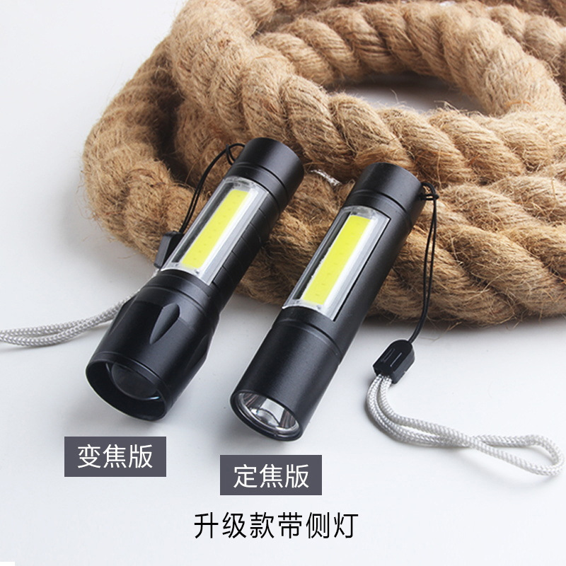 Mini Flashlight Usb Charging Aluminum Alloy Flashlight Super Bright Led Lamp Bead Adjustment Focus Long Shot Convenient Flashlight Application Scenario