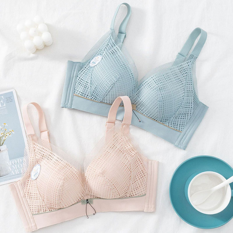 New Lingerie For Girls No Underwire Small Breast Push-Up Lace Sexy Close Breast Comfortable Breathable Latex Bra Application Scenario