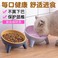 宠物用品宠物猫可爱母婴级塑料材质猫粮零食喝水碗 高颜值猫粮碗图