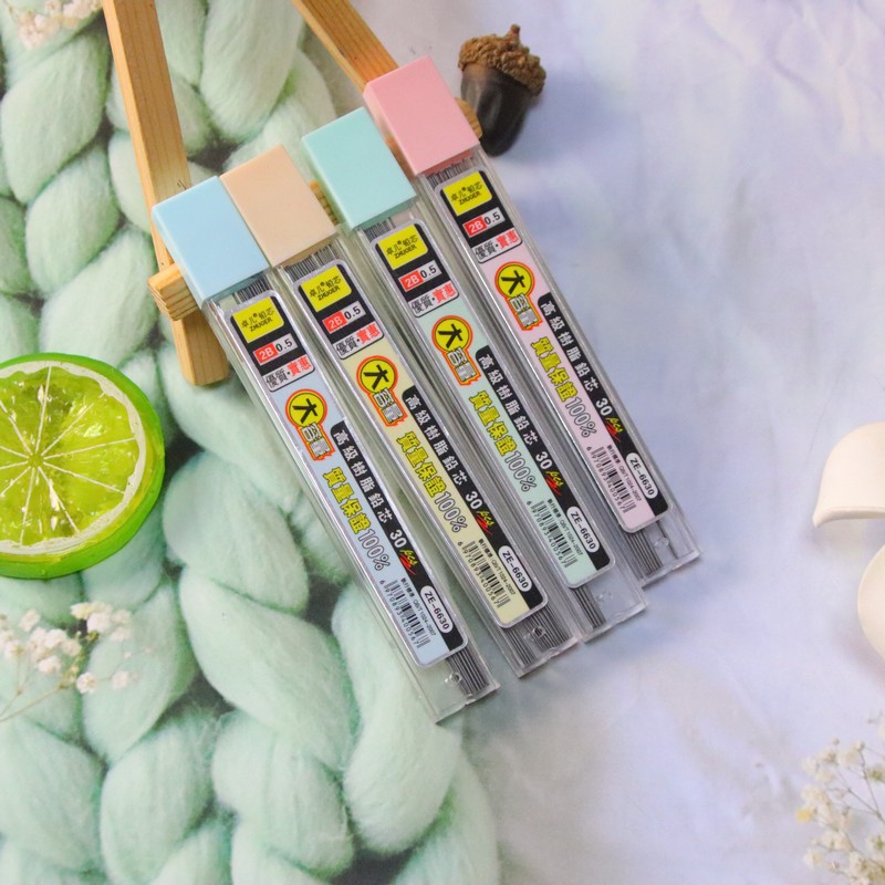 Creative Large Capacity Automatic Lead Core 30 Sets Of Press Pencil Replacement Lead Active Pencil Accessories Resin Lead Wholesale Specification drawing