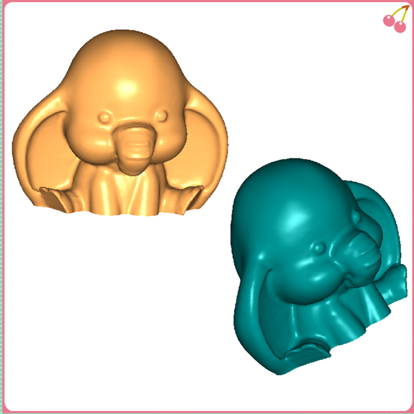 3D立体大象硅胶巧克力蛋糕模具DIY小象香薰蜡烛模具家居装饰摆件