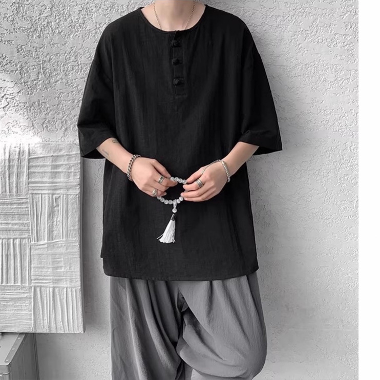 Customized Chinese-style loose Tang T-shirt super factory in Kingston, Washington, USA, based on your provided samples Application Scenario