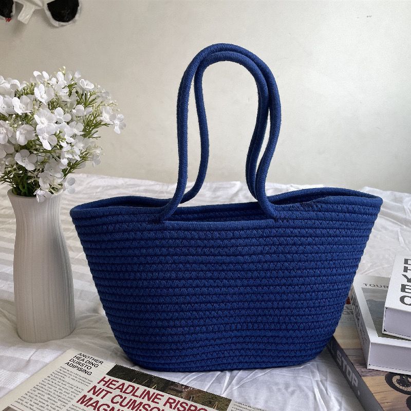 【 Cotton Rope Shoulder Bag 】 Satchel Large Capacity Mommy Bag Travel Handbag Decorative Photo Bag Bag Specification drawing