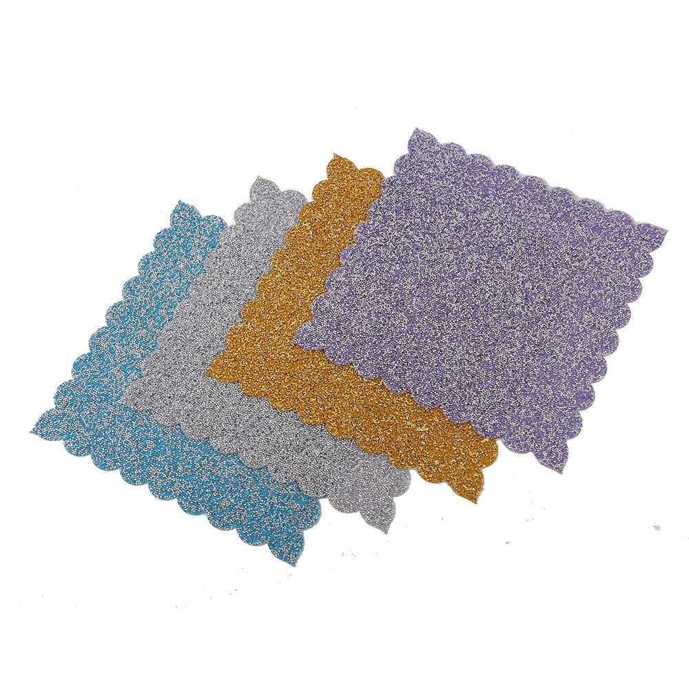 Manufacturers Direct Cross-Border New Solid Color European And American Diamond Table Mat Restaurant Creative Style Table Mat Wedding Insulation Mat Specification drawing