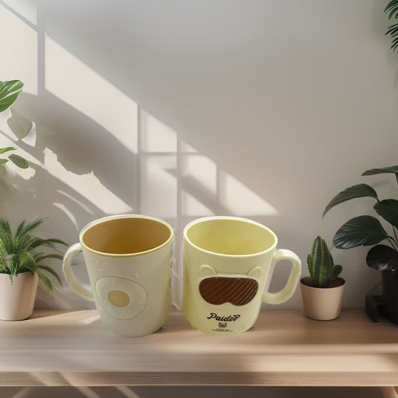 创意儿童塑料漱口杯加厚可爱洗漱杯女孩刷牙杯家用水杯牙缸