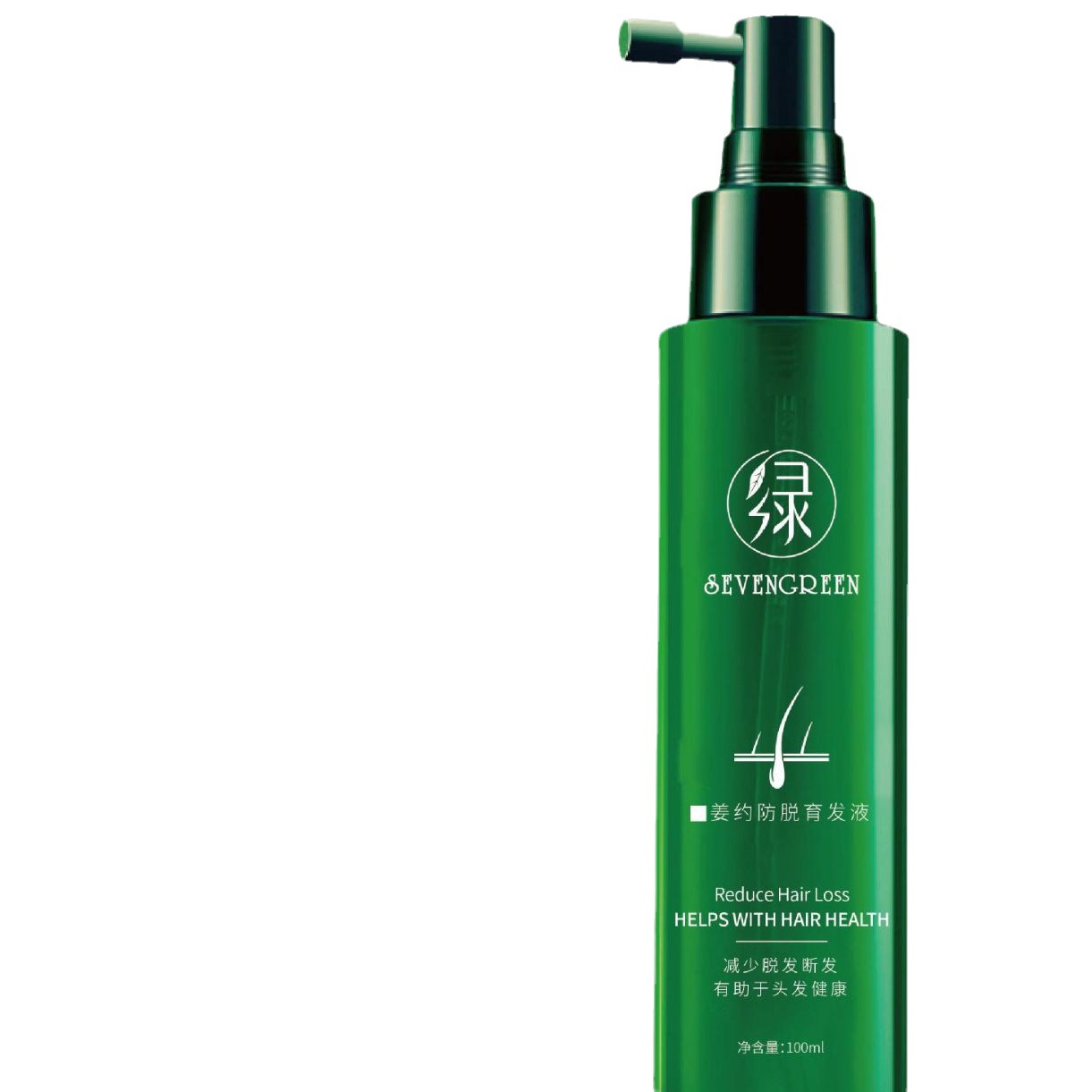 Douyin seven green ginger about anti-depilation hair nourishing liquid hair line hair nourishing nutrient solution to increase the fast growth of dense hair Item Picture