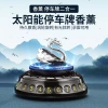 Multi-functional car moving number, car aromatherapy, temporary parking in the car, solar swan decorative essential oil details Picture