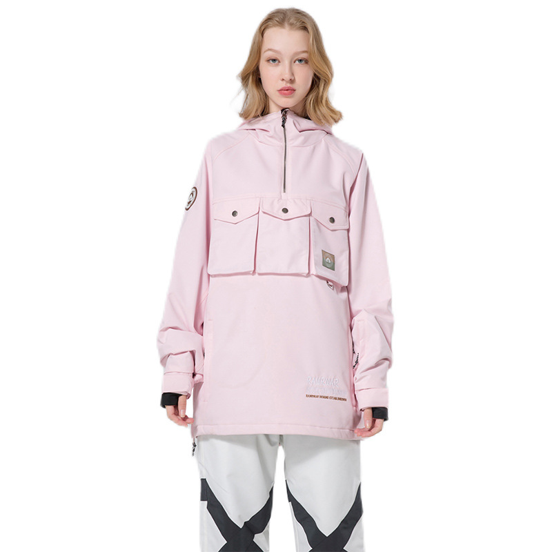 New Winter Trend Fashion Ski Wear Wholesale Three Pocket Top Reflective Pants Personality Warm Suit Women Item Picture