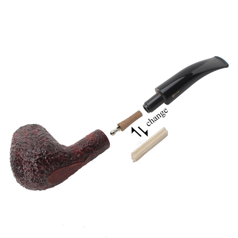 木香烟斗DI/滤芯转换9转/长款金属滤芯白底实物图