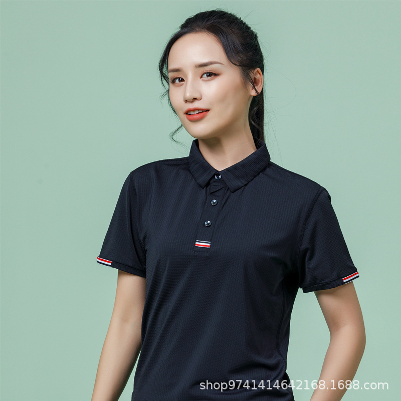 Alto grado quick dry polo personalizado nuevo cuello de solapa manga corta camiseta fitness deportes quick dry ropa de trabajo estampado logo Specification image