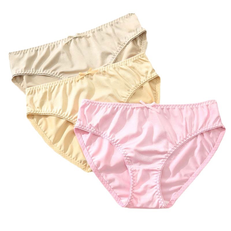 YANNI2024 Summer New Style European and American large-sized solid color underwear for women, comfortable, antibacterial, pure cotton crotch triangle pants, comfortable, soft, sexy and breathable underwear for women, factory wholesale Item Picture