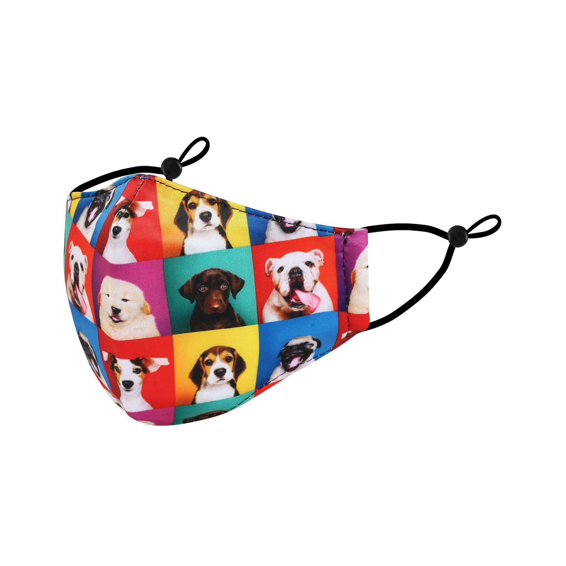 Cross-border warm cotton cloth, warm water, dust and windproof, 3D interchangeable filter, spot fashion children's masks Item Picture