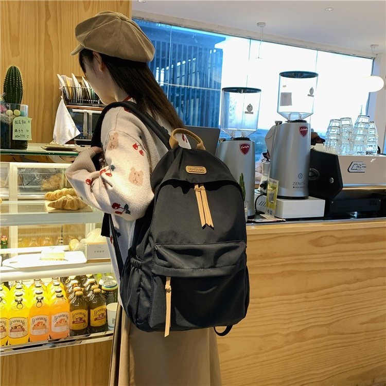 The 2023 new style schoolbag for girls, Korean version, Instagram, Japanese style, high school and college students, large-capacity backpack for junior high school students Specification image