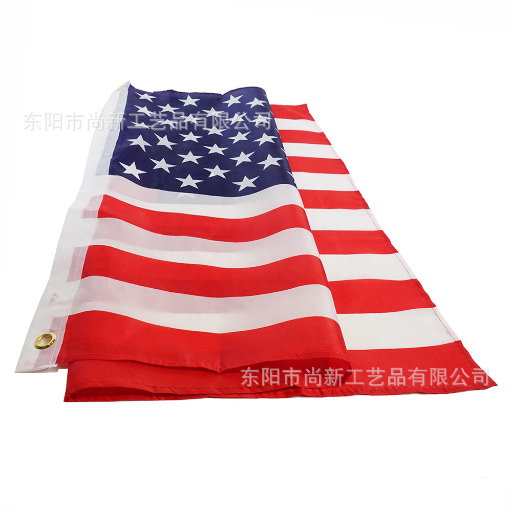 跨境现货90×150cm美国国旗3*5大旗涤纶世界杯星条旗独立日旗帜详情图3