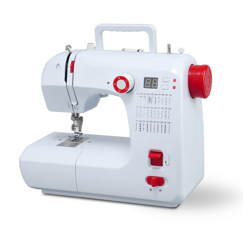 HOT Portable 702 LCD screen microcomputer lockstitch and buttonhole thickening 30-stitch household electric sewing machine Item Picture