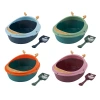 The cat footrest is high with anti-splash edges, the litter box is leak-proof, the cat toilet comes with a cat litter shovel, the semi-enclosed cat litter box is a cat bed Item Picture