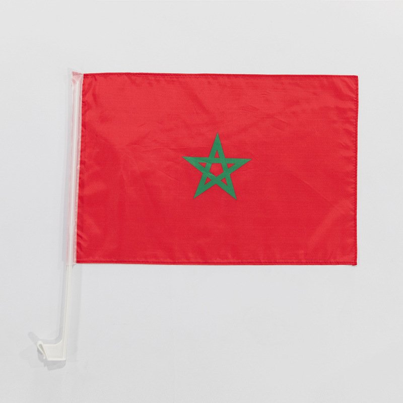 Customized new cross-border American flag card-style car flagpole polyester American Independence Day National Day car flag pic 11