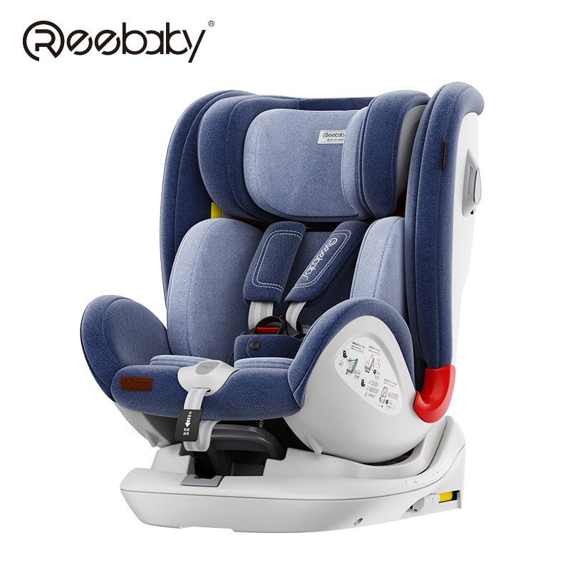 REEBABY天鹅儿童安全座椅汽车用360度旋转可躺0-12岁婴儿宝宝车载详情图5