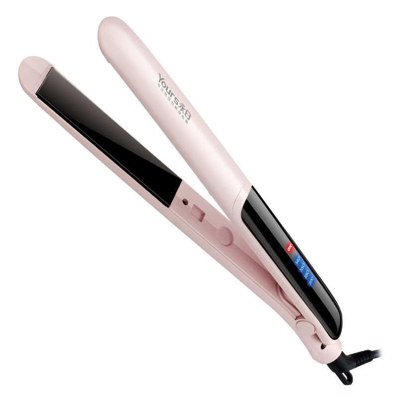 Yongri dual-purpose curling iron, household four-speed temperature-controlled straightening device, hair salon straightening clip manufacturer wholesale Item Picture