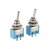 Small button 2-pin 2-position 3-pin 2-position 3-pin 3-position 6MM blue rocker arm switch details Picture