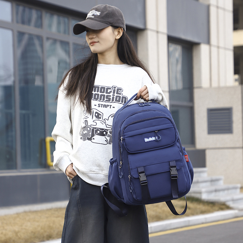 可爱大容量双肩包学生书包初高中旅行背包高颜值背包款式多样详情24