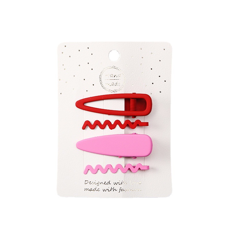 New Ab Hairpin Macaron Candy Color Women's Hair Accessories 5Cm Resin Duck Clip Headwear Simple Bangs Clip Item Picture