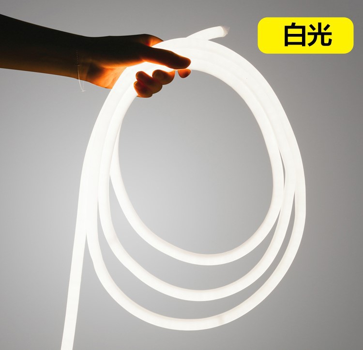 Round Flexible Light With Led Neon Flexible Round 360-Degree Light Soft Light With Outdoor Waterproof Advertising Super Bright Sign Specification drawing