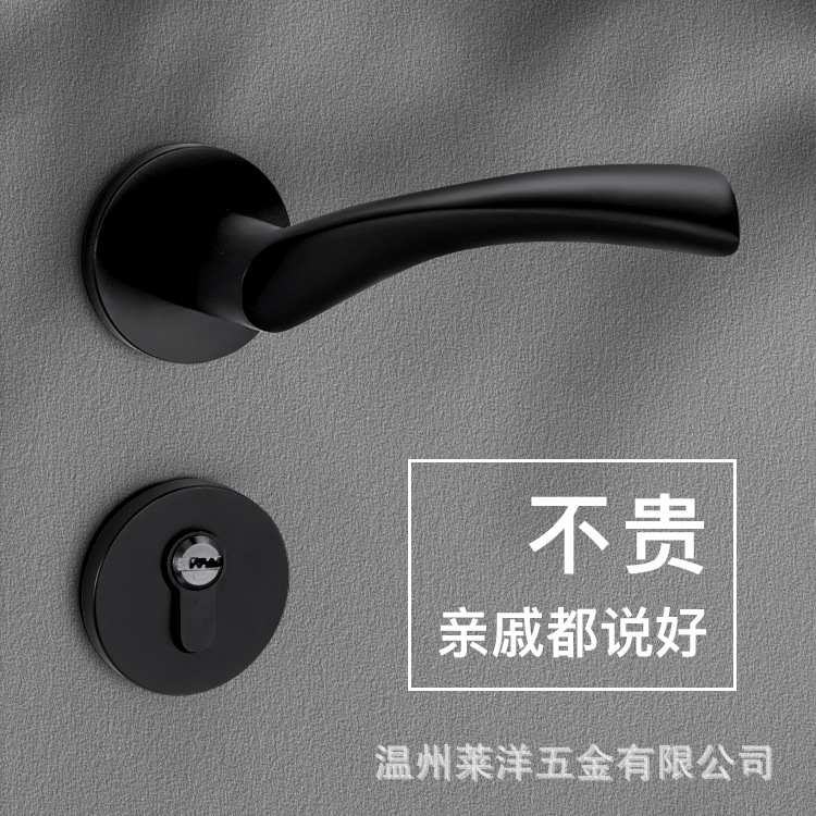 室内门锁太空细节图