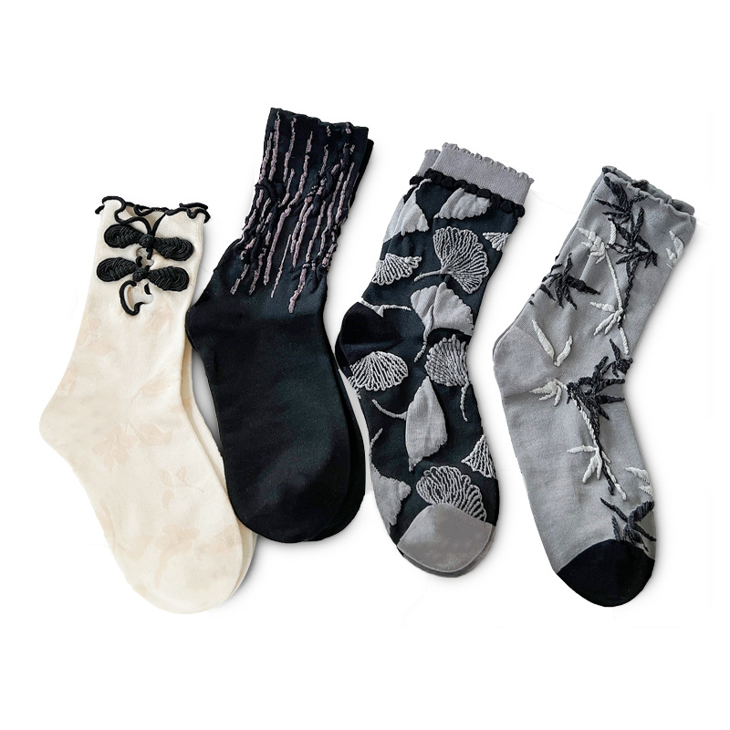 袜子/春夏袜子/袜子夏季/男袜/袜子男女长款潮流白底实物图