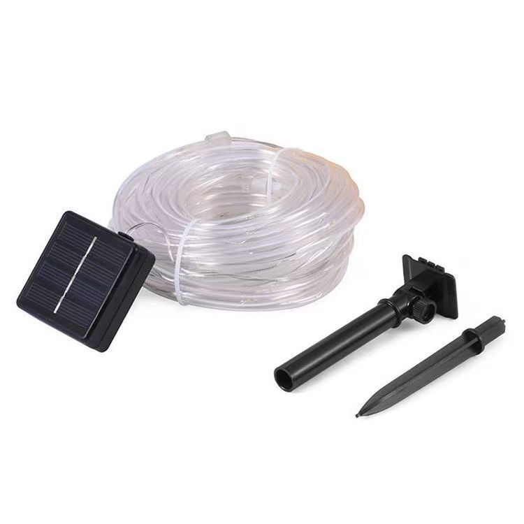 Wholesale of solar tubes, light strings, LED flexible tubes, lines, light strips, outdoor waterproof, villa walls, garden and courtyard decorations