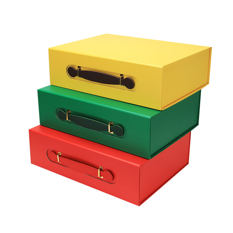 Ternera portátil libro tipo caja puede ser personalizado logotipo hot stam plata plegable de una pieza portátil magnético de succión hoja de hierro flip case Item Picture