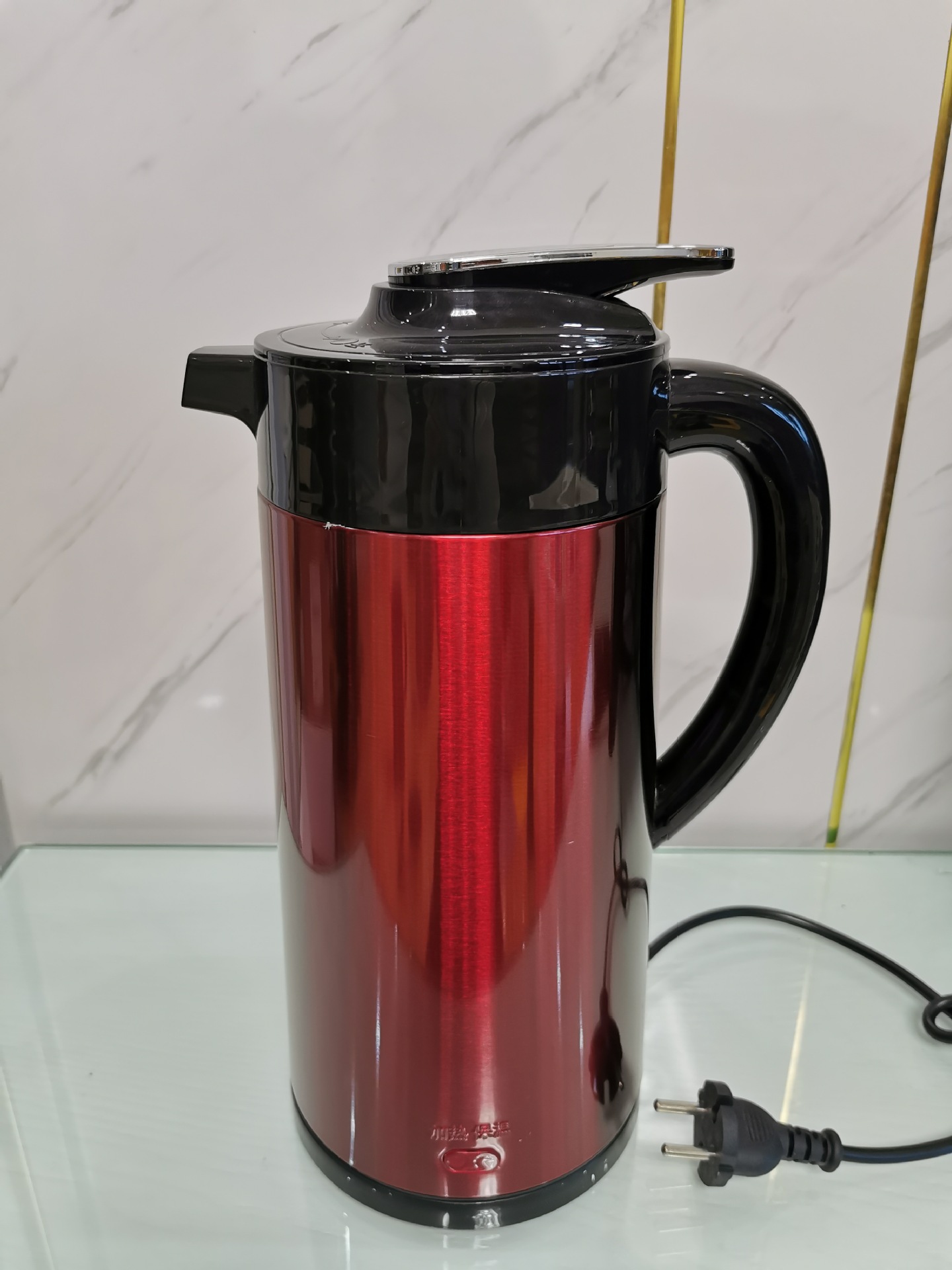 保温水壶家用车载热水壶不锈钢内胆热水瓶大容量小型暖壶保温瓶