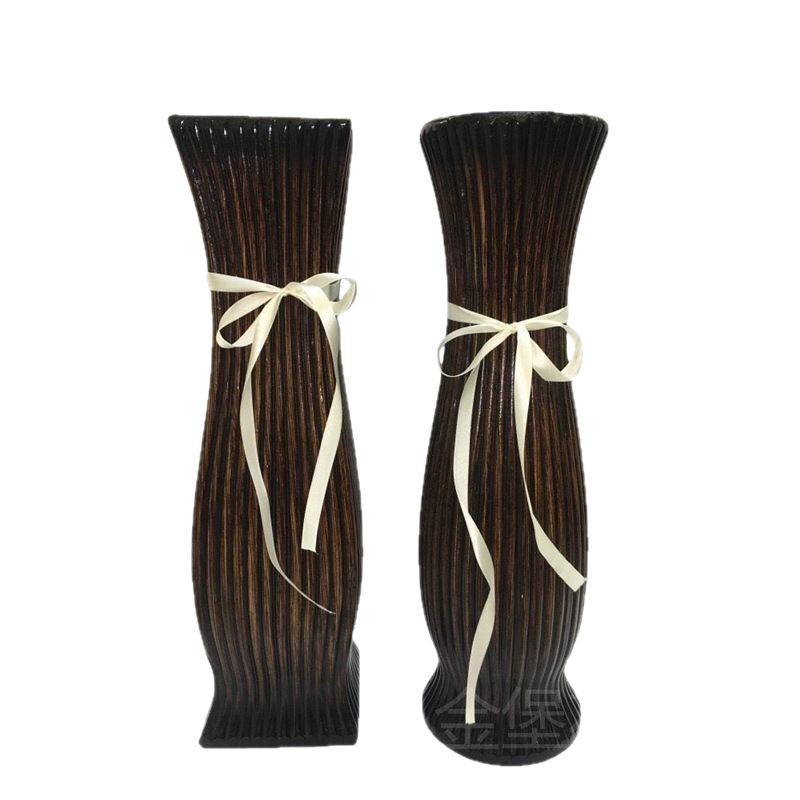 Wholesale of ceramic flower vases with gilded ivory color, exquisite handicrafts, home decorative items and ornaments Item Picture